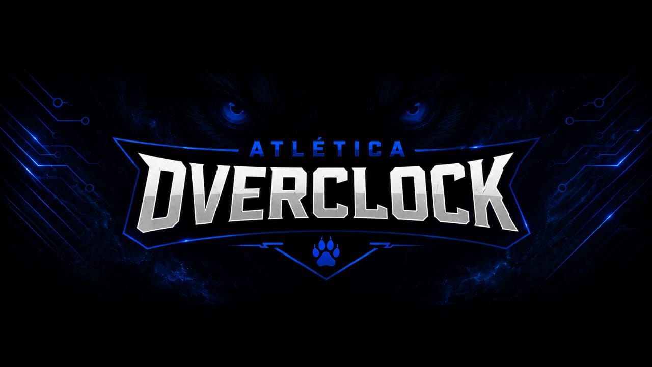 Banner oficial da Atlética Overclock